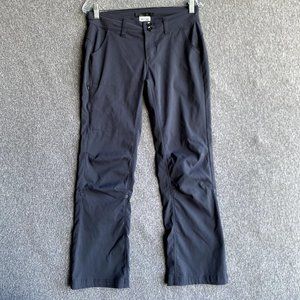 PrAna Women's Size 4P Gray Nylon Straight Leg Halle Outerwear Convertible Pant